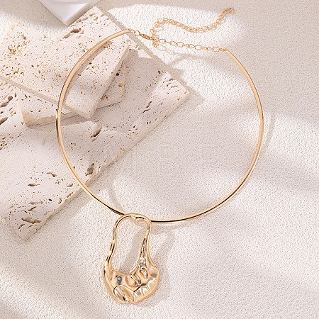 Alloy Handbag Pendant Choker Necklaces for Women WGA44B3-01-1