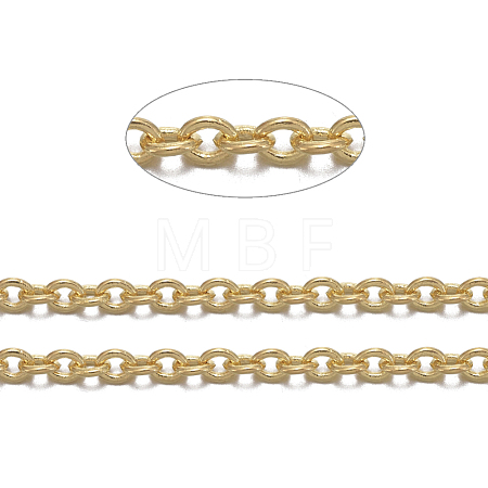 Brass Cable Chains CHC-034Y-G-NF-1