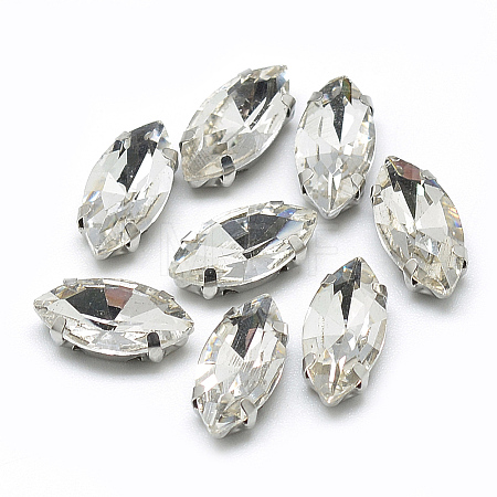 Sew on Rhinestone RGLA-T034-4x8mm-01-1