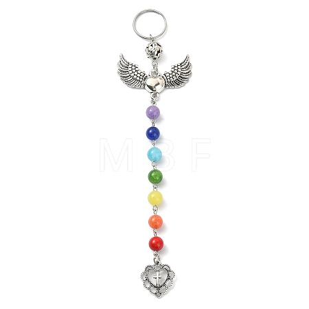 Wing Alloy Pendant Keychains KEYC-JKC00545-01-1