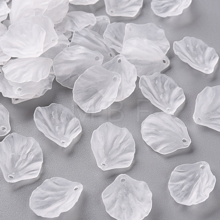 Transparent Frosted Acrylic Pendants MACR-S371-01A-701-1