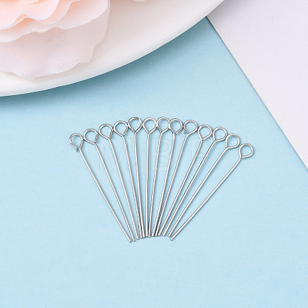 Brass Eye Pins KK-YW0004-04B-P-1