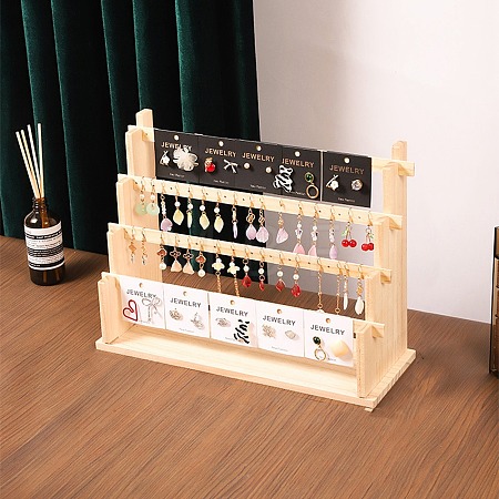 4-Tier Wood Earring Displays EDIS-G016-01C-1