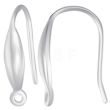 5 Pairs 925 Sterling Silver Earring Hooks STER-BBC0001-46-1