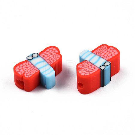 Handmade Polymer Clay Beads CLAY-N010-087B-05-1