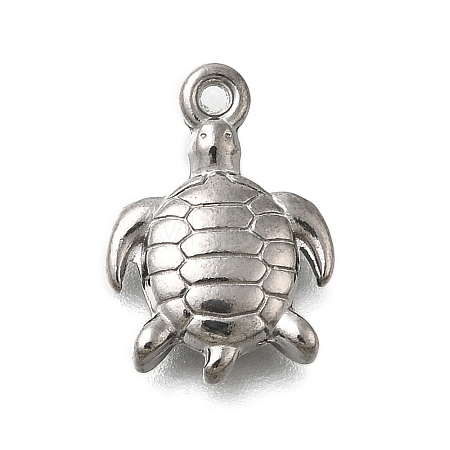 304 Stainless Steel Pendants STAS-C119-24F-P-1