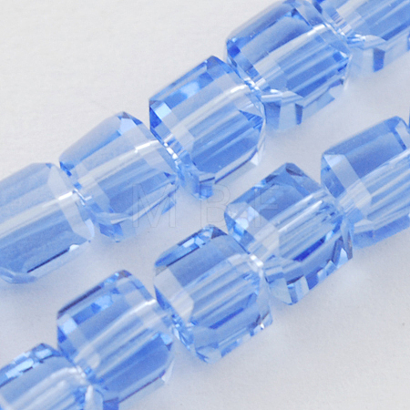 Glass Bead Strands X-GLAA-R041-6x6mm-30-1