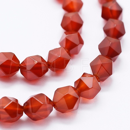 Natural Carnelian Beads Strands G-K260-06B-1