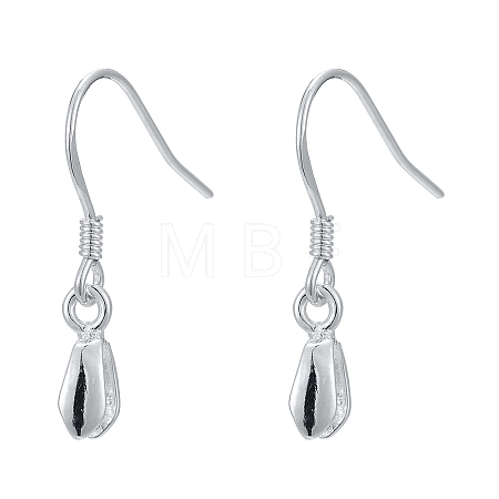 925 Sterling Silver Earring Hooks Findings STER-I014-28S-1