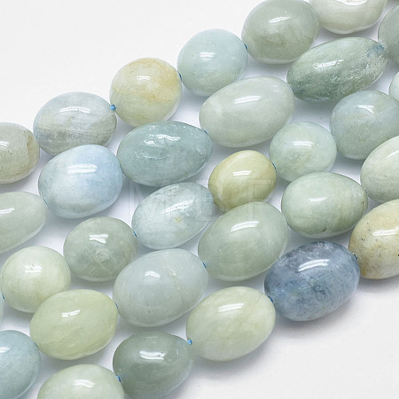 Natural Aquamarine Beads Strands G-F547-12-B-1