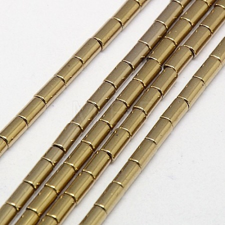 Electroplate Non-magnetic Synthetic Hematite Beads Strands G-J162-B-01-1