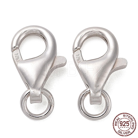 925 Sterling Silver Lobster Claw Clasps STER-K167-074C-S-1