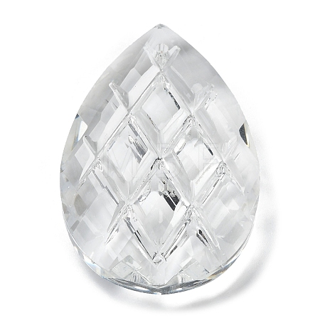 Transparent Glass Pendants GLAA-R223-03J-1
