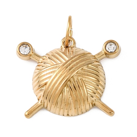 304 Stainless Steel Pendants STAS-D205-05A-G-1