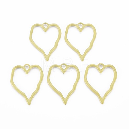Alloy Open Back Bezel Pendants PALLOY-S121-93-1