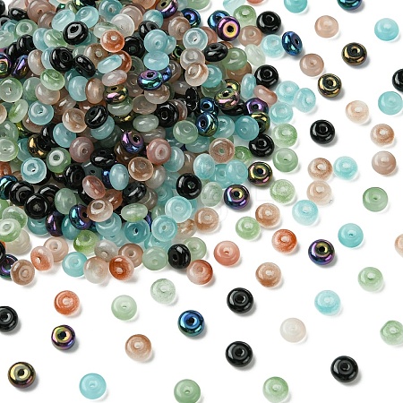 100G Imitation Jade Glass Beads DGLA-YW0001-53H-1