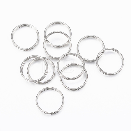 Tarnish Resistant 304 Stainless Steel Split Rings STAS-H413-06P-B-1
