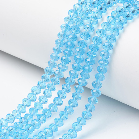 Glass Beads Strands EGLA-A034-T6mm-D08-1
