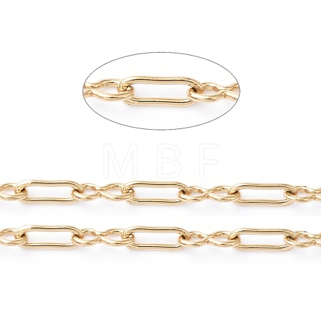 3.28 Feet Ion Plating(IP) 304 Stainless Steel Link Chains X-CHS-D032-04G-1