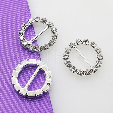 Shining Wedding Invitation Ribbon Buckles RB-S019-22-1-1
