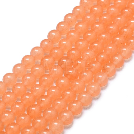 Natural Malaysia Jade Beads Strands G-L645-C01-4mm-20-1