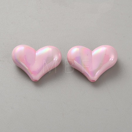 10Pcs Opaque Acrylic Beads SACR-WH0008-020C-1