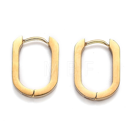 304 Stainless Steel Huggie Hoop Earrings STAS-J033-11B-G-1