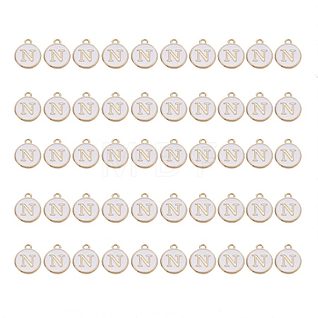 Golden Plated Alloy Charms ENAM-SZ0001-25A-N-1