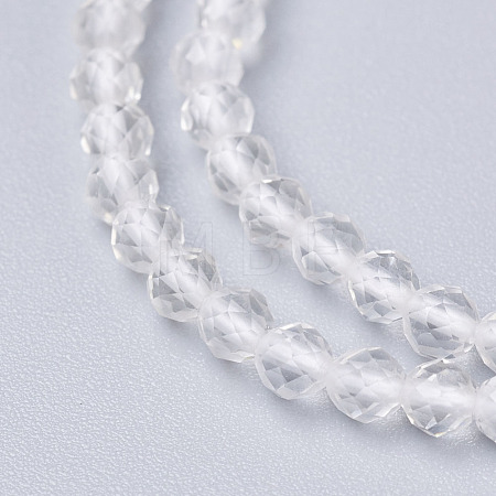 Natural Quartz Crystal Beads Strands X-G-D166-B-2mm-1