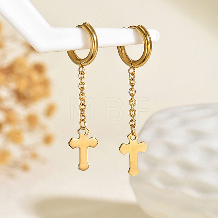 201 Stainless Steel Hoop Earrings WU7898-2-1