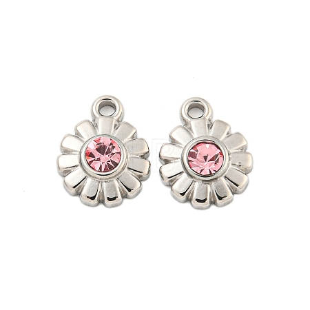 304 Stainless Steel Pendants STAS-L080-003P-01-1