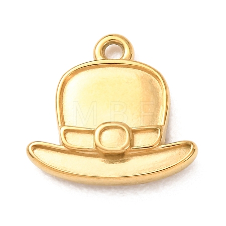 304 Stainless Steel Pendant Cabochon Settings for Enamel STAS-Z204-02G-1