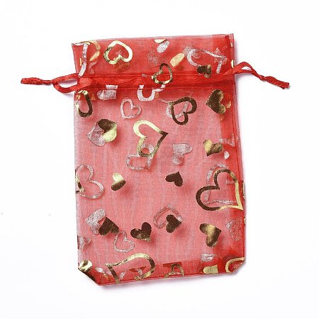 Organza Drawstring Jewelry Pouches OP-I001-B05-1