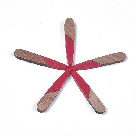 Resin & Wood Pendants X-RESI-S358-40H-1
