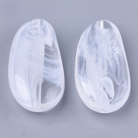 Acrylic Beads OACR-T006-082-1