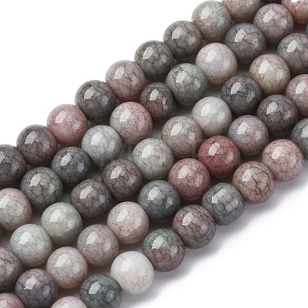 Ombre Effect Dyed Glass Beads Strands X-GLAA-T031-01O-12-1