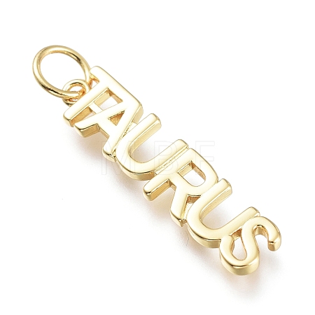 Brass Pendants ZIRC-I048-15G-08-1