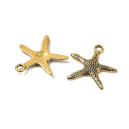 Tibetan Style Alloy Pendants TIBEP-EA306YKG-AG-LF-1