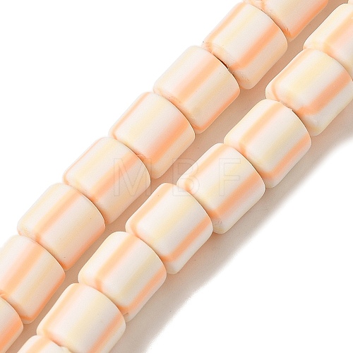 Polymer Clay Beads Strands CLAY-H006-01F-1