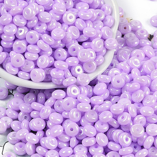 Opaque Colours Luster Glass Seed Beads SEED-P008-01C-06-1