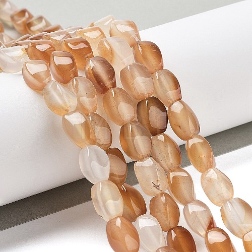 Natural Agate Beads Strands G-G172-01F-1