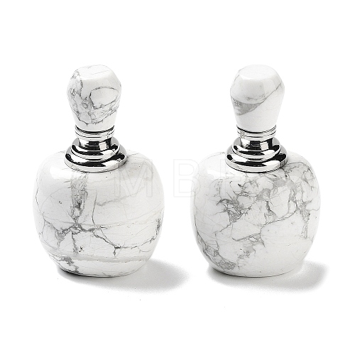 Natural Howlite Dropper Bottles DJEW-K024-01P-06-1