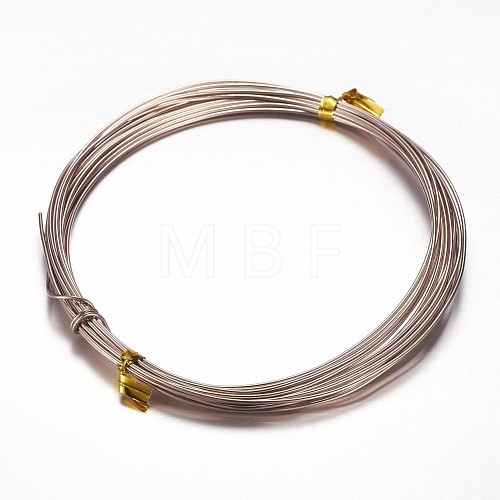 Round Aluminum Craft Wire AW-D009-0.8mm-10m-15-1