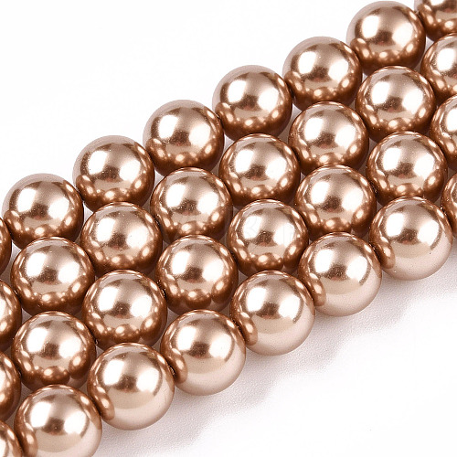 Glass Pearl Beads Strands HY-G002-01D-06-1