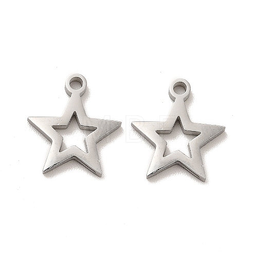 304 Stainless Steel Charms STAS-M089-57P-1
