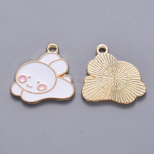 Alloy Enamel Pendants X-ENAM-S121-124-1