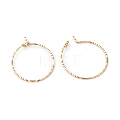 316L Surgical Stainless Steel Hoop Earring Findings STAS-G229-07G-08A-1