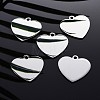 Tarnish Resistant 304 Stainless Steel Pendants LS-STAS-I140-10B-S-7