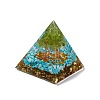 Orgonite Pyramid Resin Display Decorations DJEW-I017-01C-1
