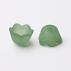 Transparent Acrylic Beads Caps X-PL543-9-3